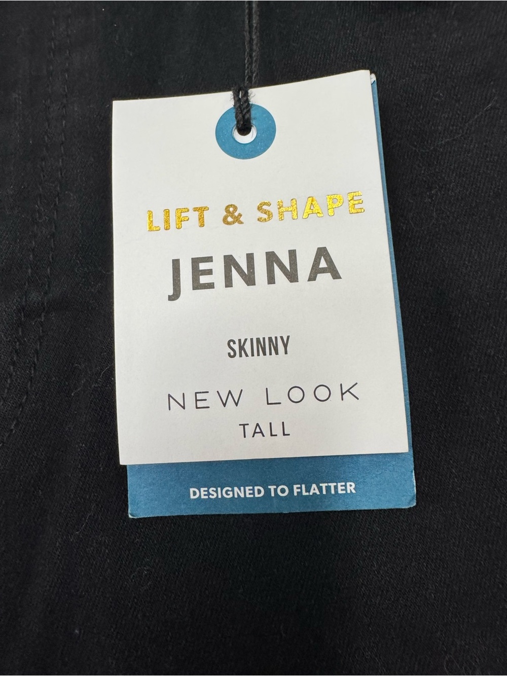 New Look Black Jenna lift and shape Skinny Jeans tag women’s 16 tall NEW - Picture 3 of 6